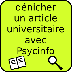 dénicher un article universitaire avec psycinfo