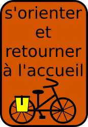 un velo pour cheminer et retourner à l'accueil